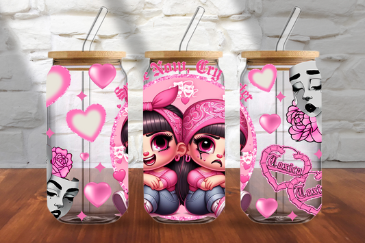 Roxx-021 Decal Sticker Transfer For Libbey glass can of16oz.