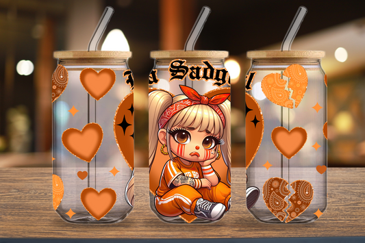 Roxx-023 Decal Sticker Transfer for Libbey glass can of 16oz.
